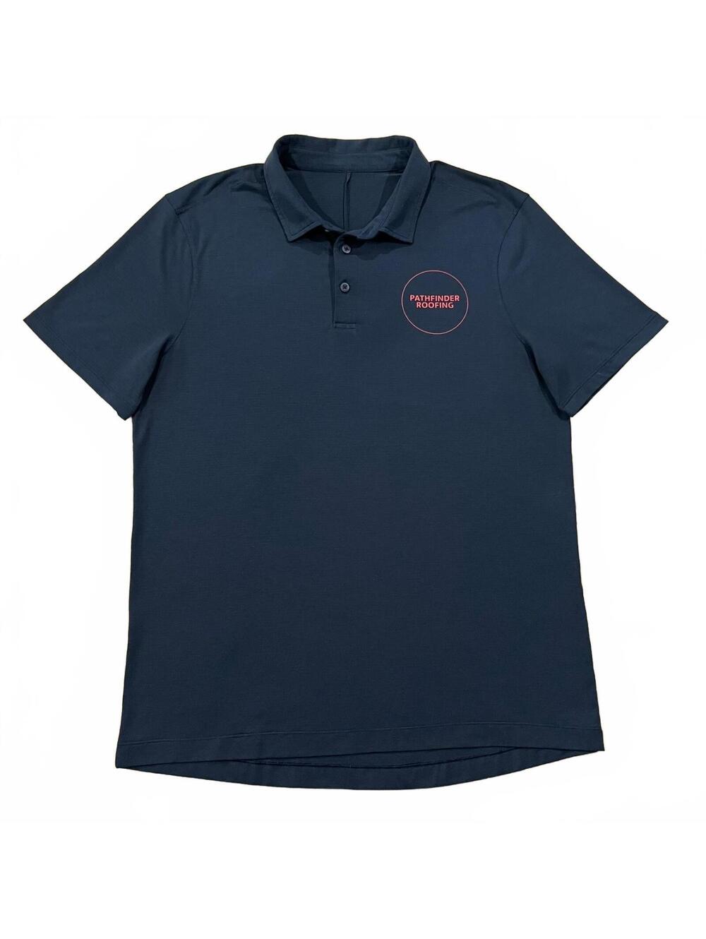 Lululemon Mens Evolution Polo Shirt Blue Size Large